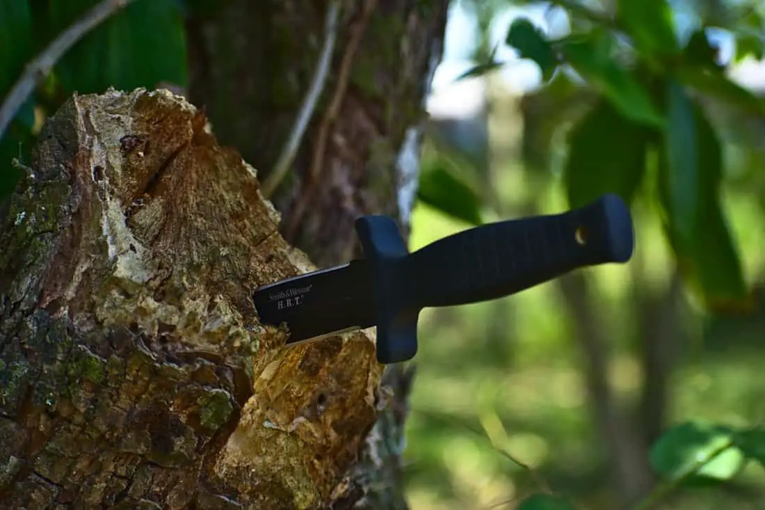 A knife for camping
