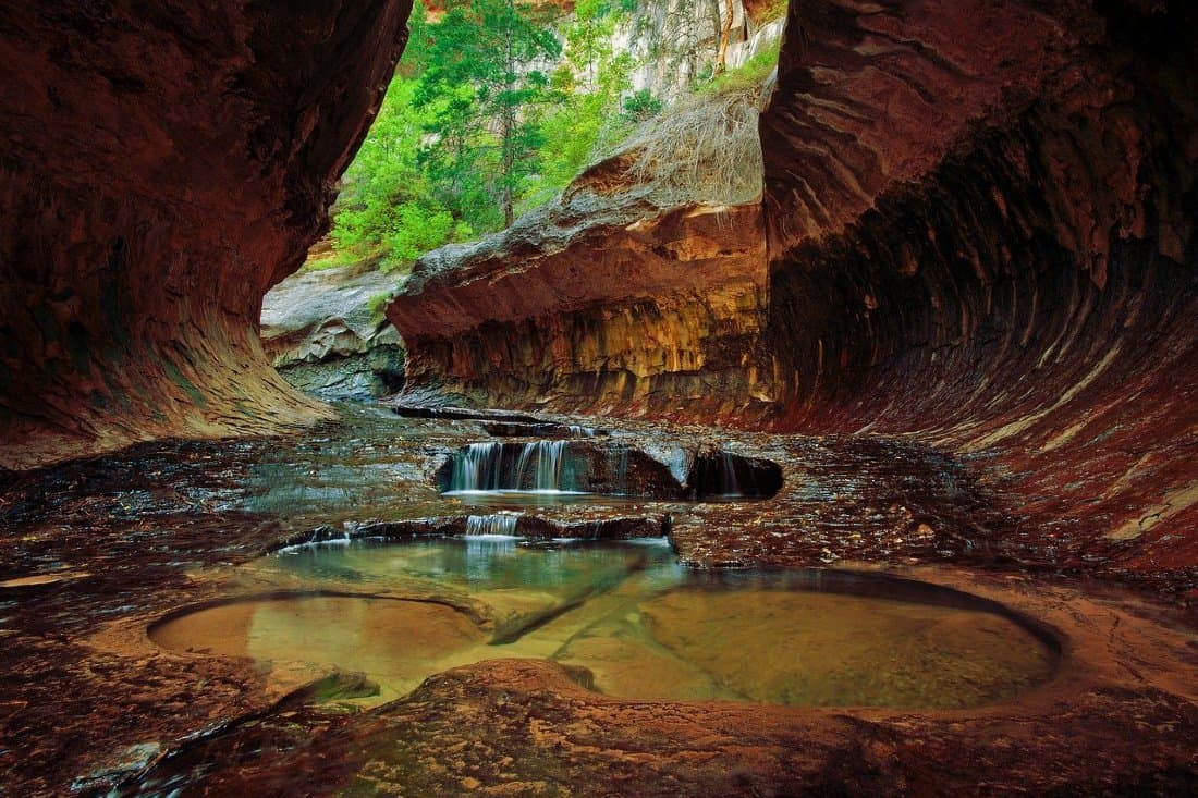 The subway in Zion National Park