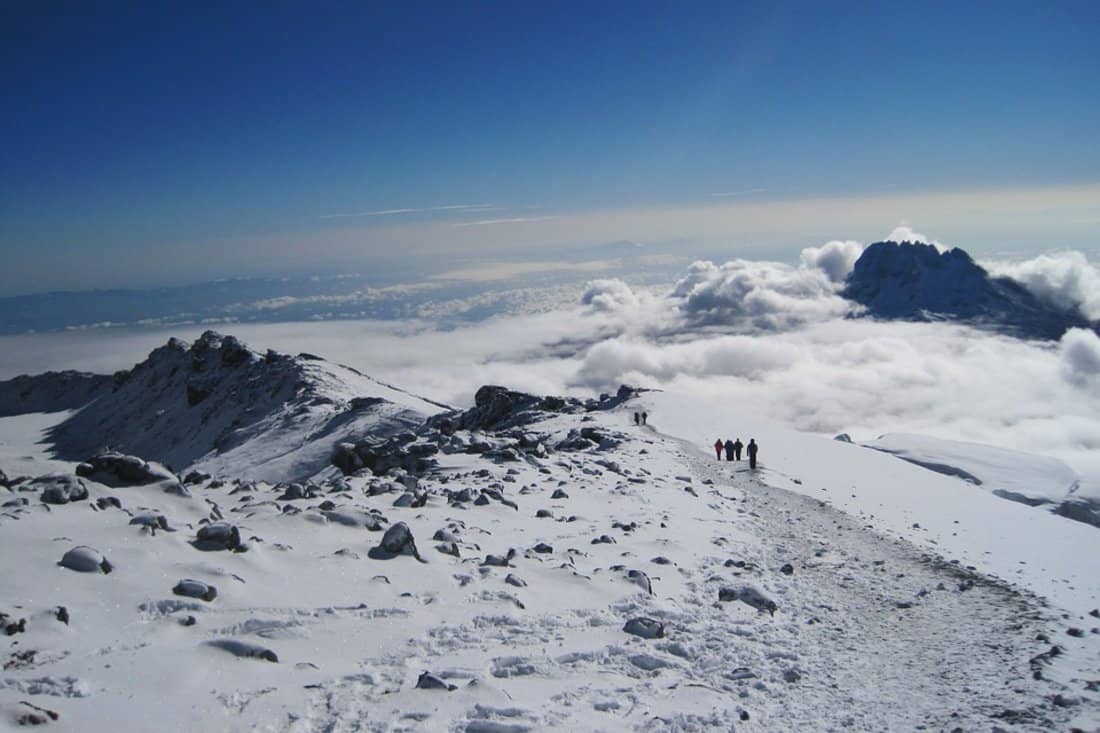 Snow on Kilimanjaro