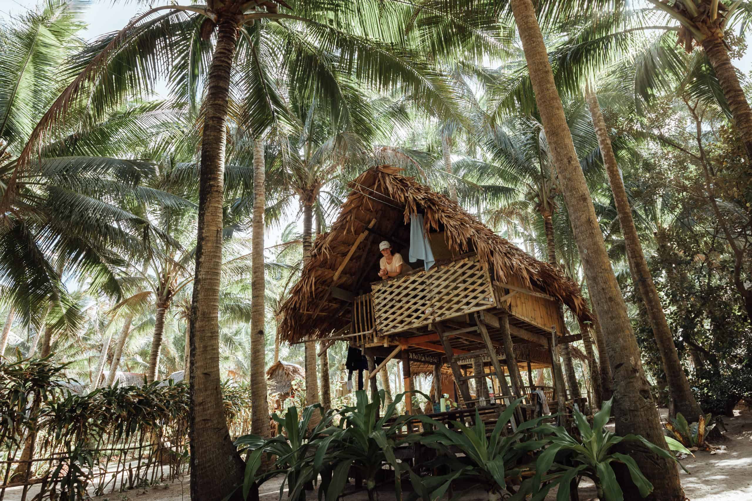 Beach hut in the Philippines